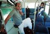 Roy on bus